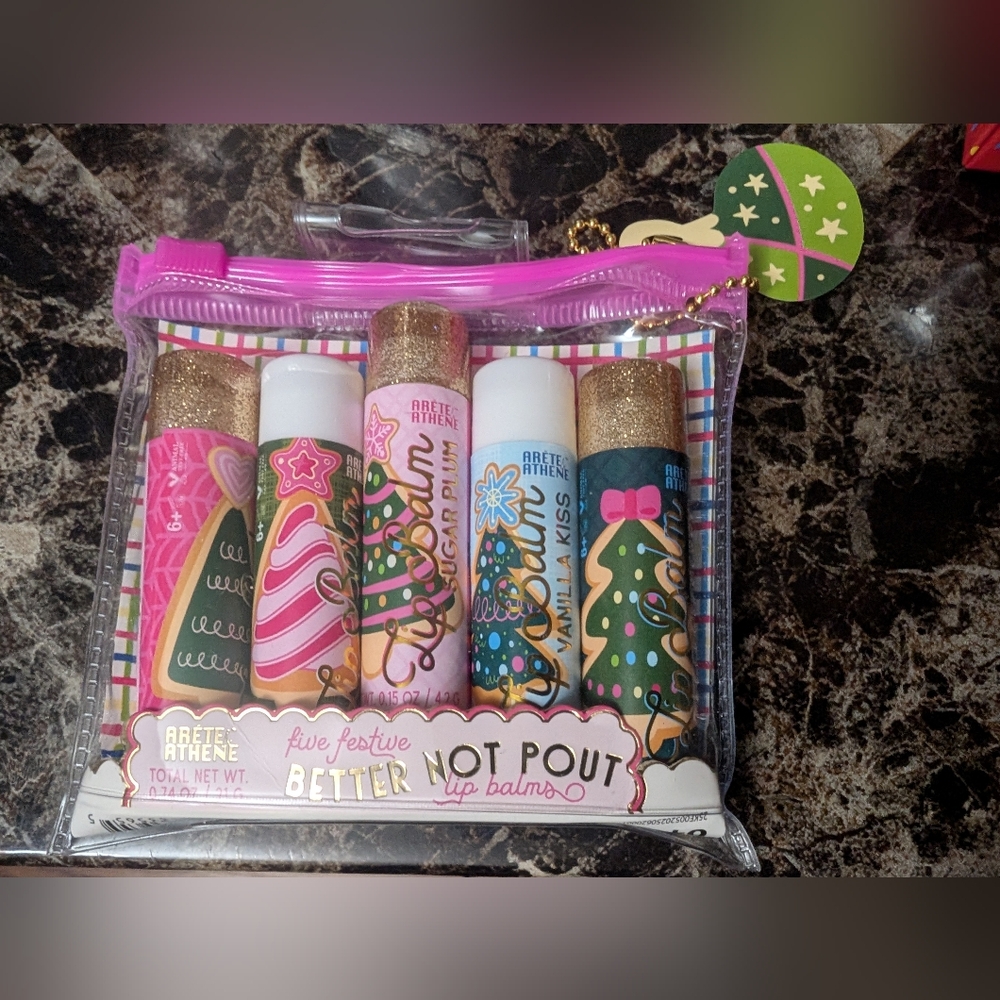 Ardene Five Festive Better Not Pout Lip Balms Set